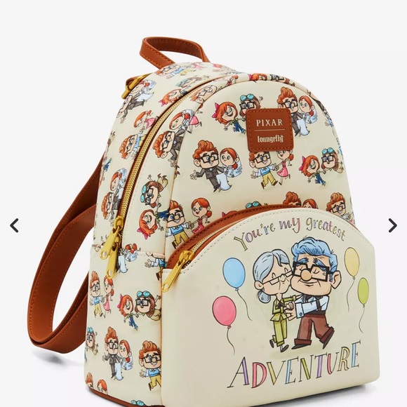 Loungefly Cream Adventure Backpack - Picture 2 of 8